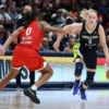 Dallas Wings newcomer Paige Bueckers will not play against the Mystics due to a knee injury
